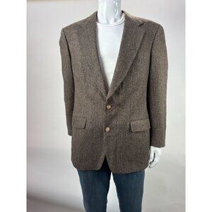 Austin Reed Vintage Herringbone Tweed Blazer Jacket Expressly For Dillards